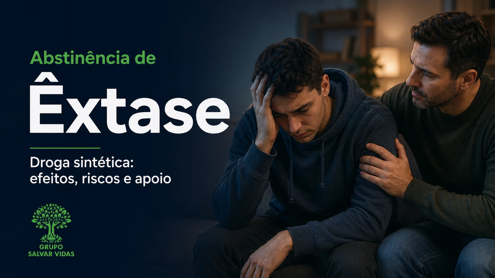 Arte educativa sobre K9 e orientação para buscar ajuda