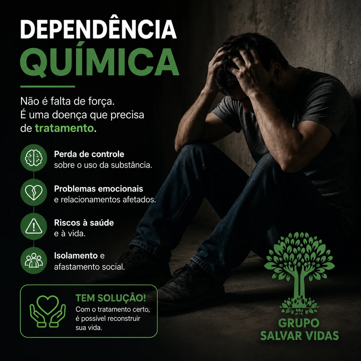 Sinais de dependência química