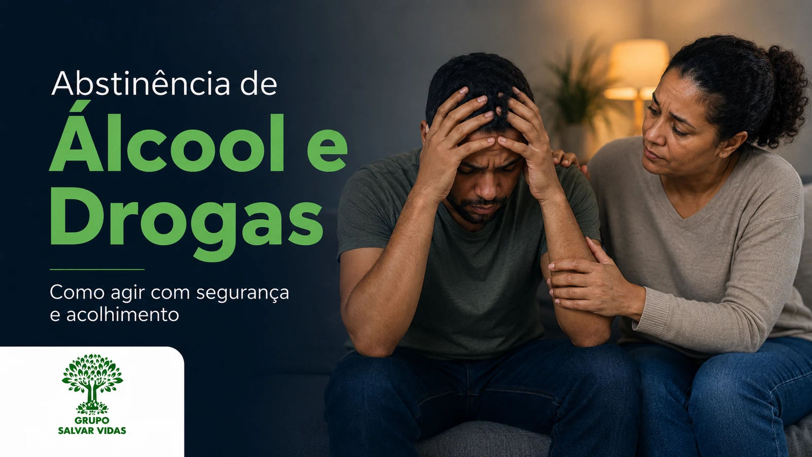 Pessoa recebendo orientação durante recuperação