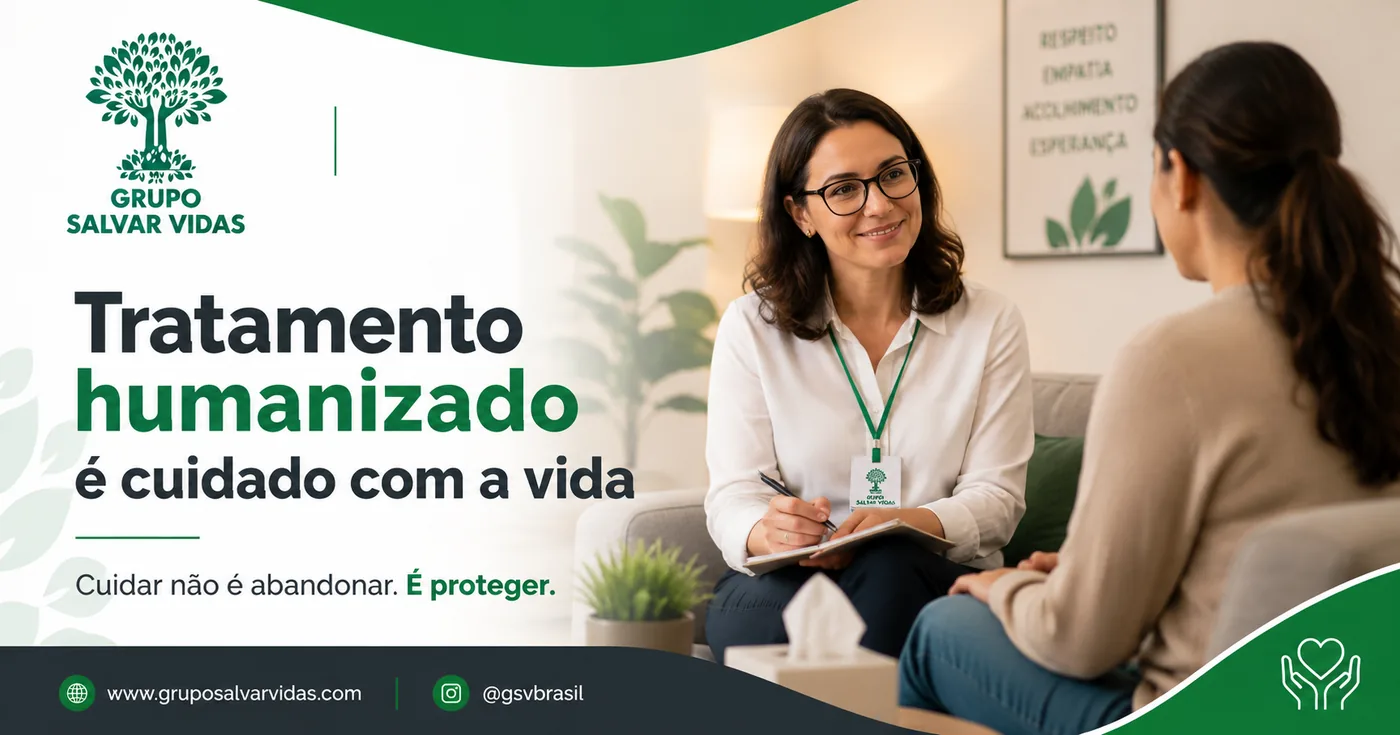Tratamento humanizado para dependência química e alcoolismo 24 horas