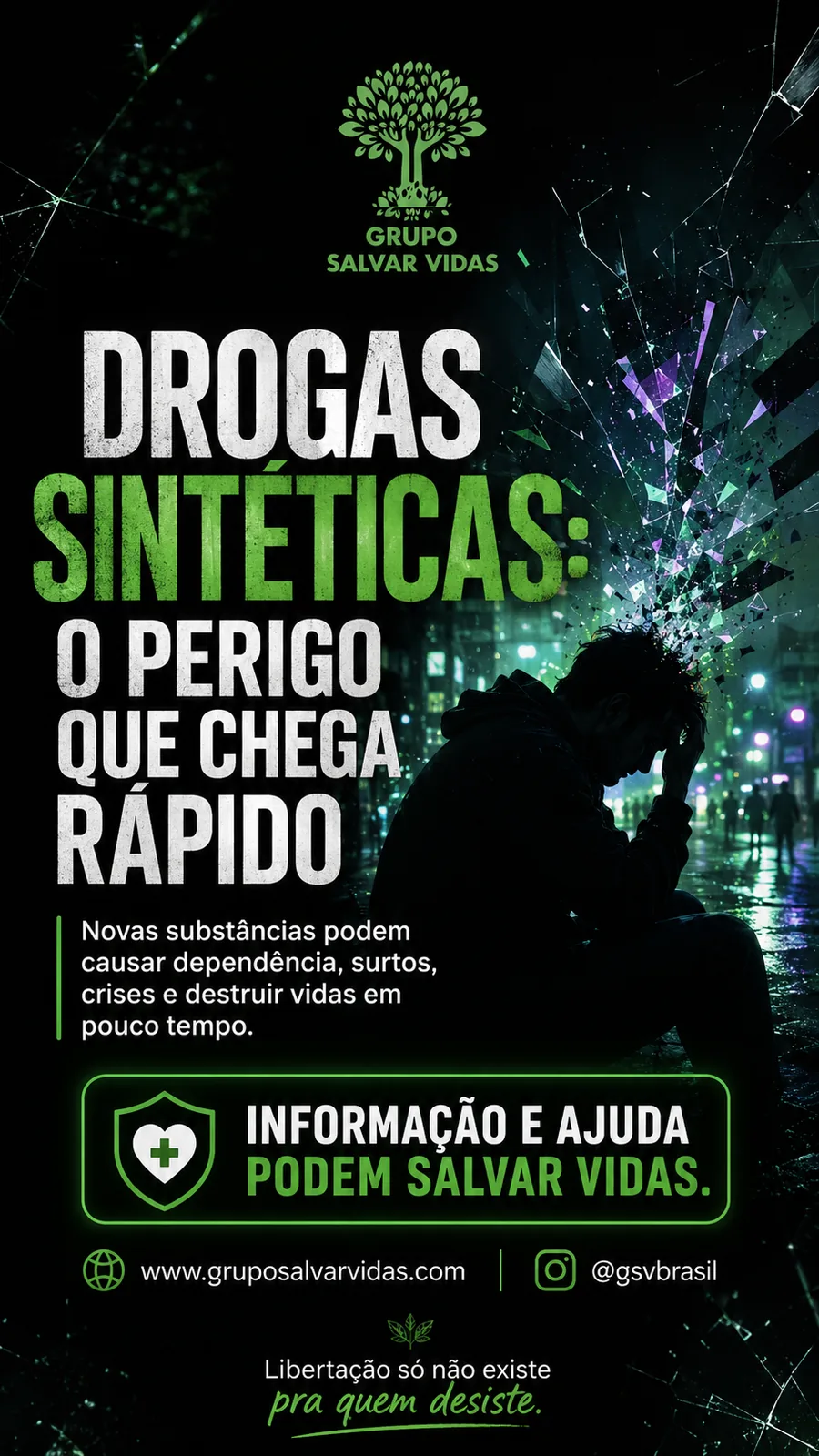 Drogas sintéticas: informação e ajuda podem salvar vidas