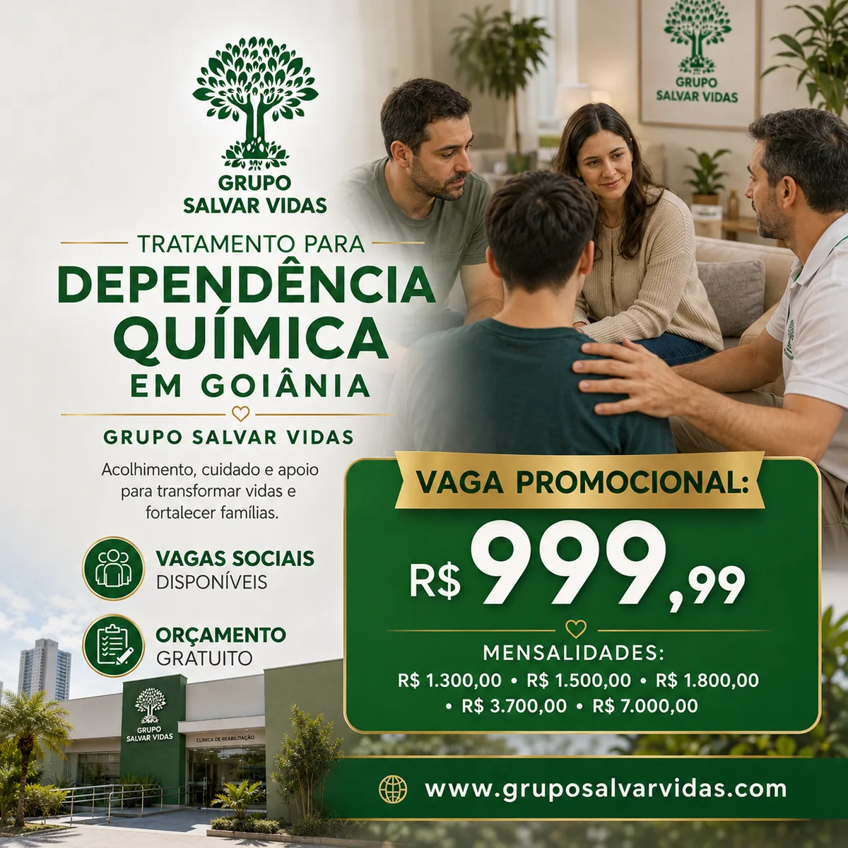 Orientação familiar em Brasília para dependência química