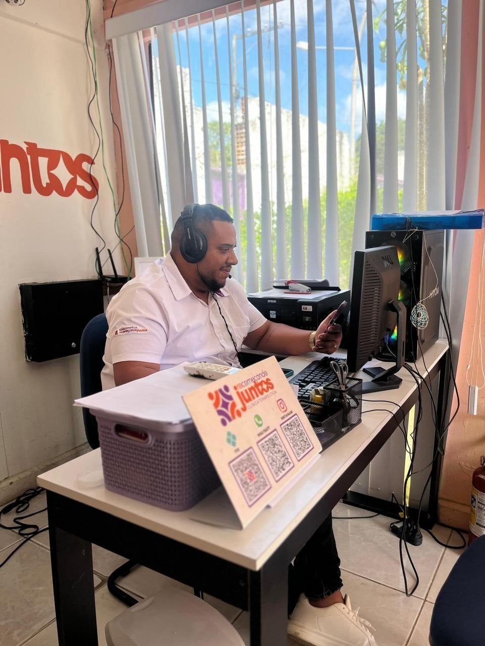 Área de convivência da clínica terapêutica