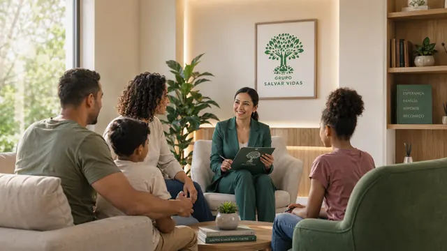 Sala de terapia acolhedora e iluminada: imagem institucional do Grupo Salvar Vidas sobre acolhimento e esperança, acolhimento, saúde mental e tratamento humanizado.
