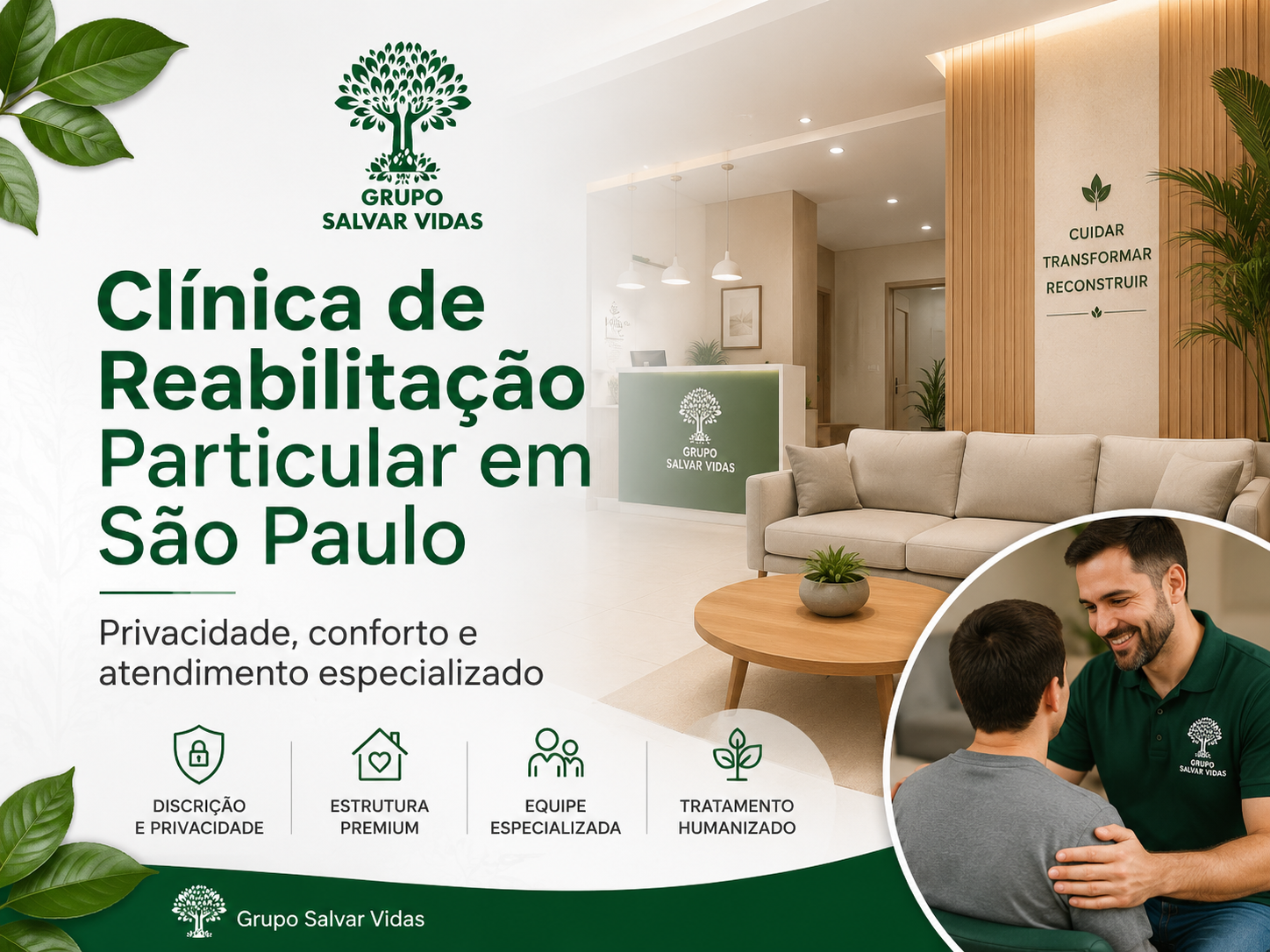 Clínica particular - Grupo Salvar Vidas