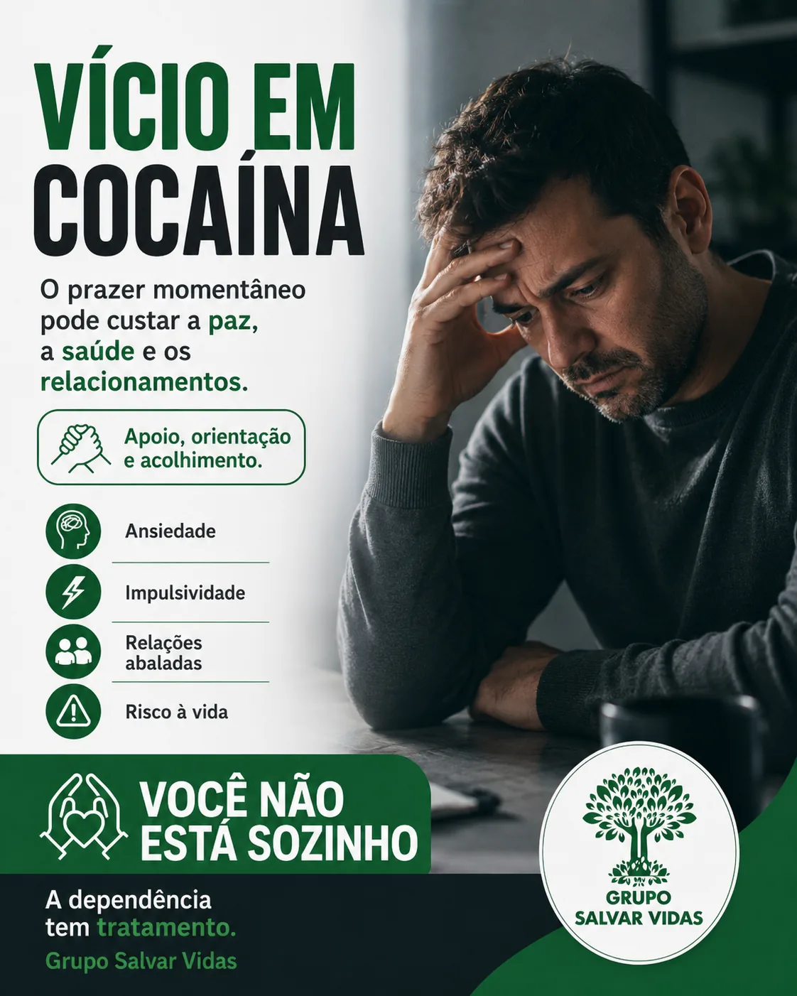 Vício em cocaína