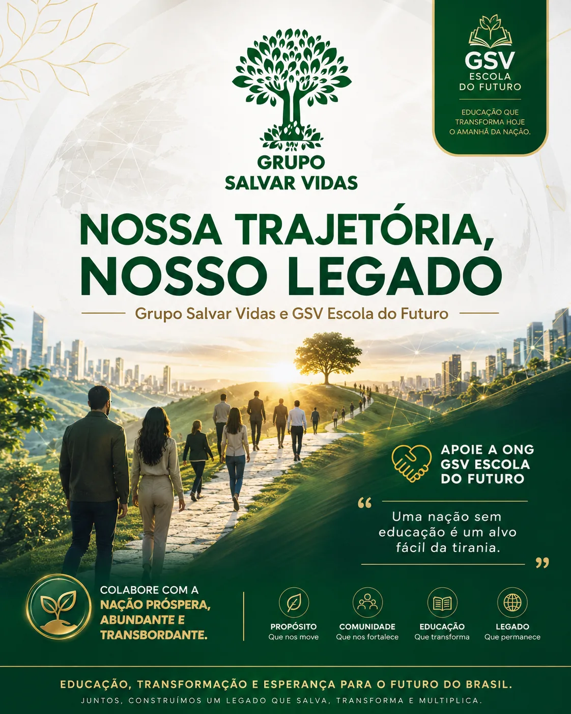 Arte institucional Grupo Salvar Vidas