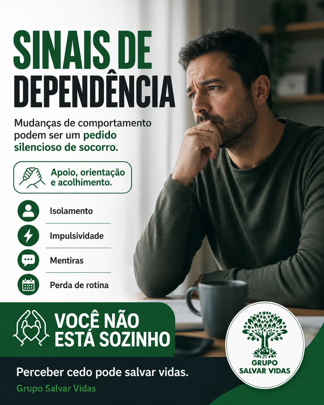 Sinais de dependência