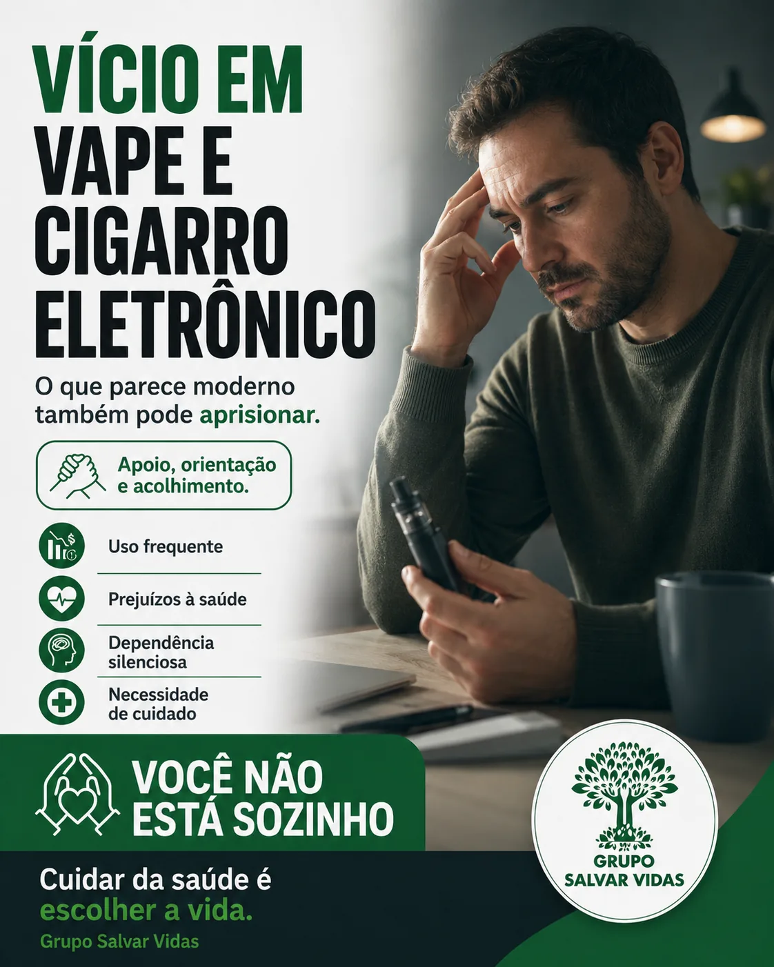 Vício em vape e cigarro eletrônico